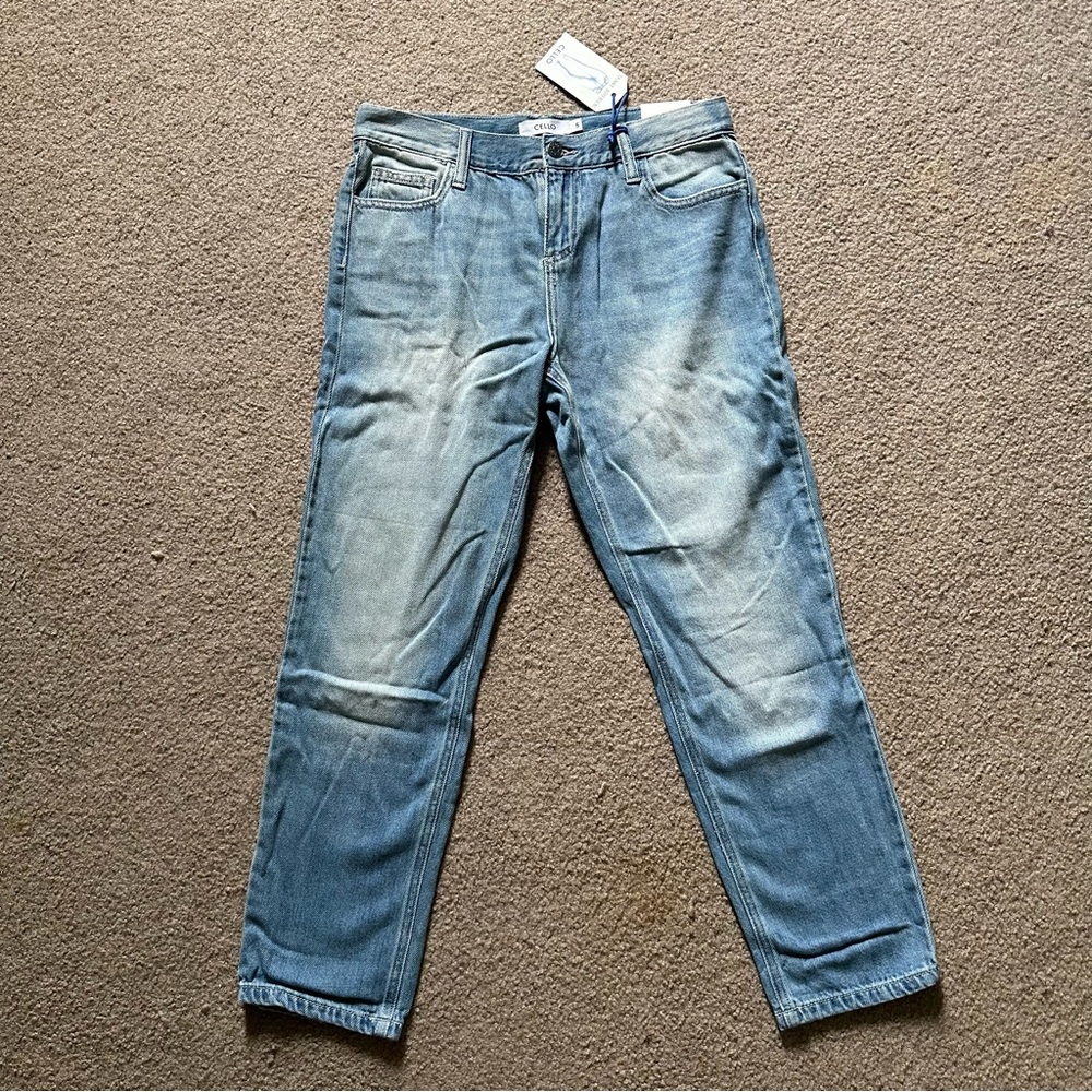 Cello Blue Boyfriend Jeans Sz 5 WV16224BF